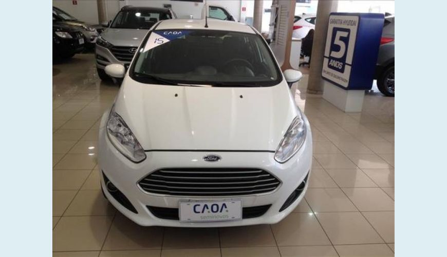 FORD FIESTA 1.6 SE HATCH 16V FLEX 4P POWERSHIFT - BRANCO - 2015 Foto 2 (Grande)