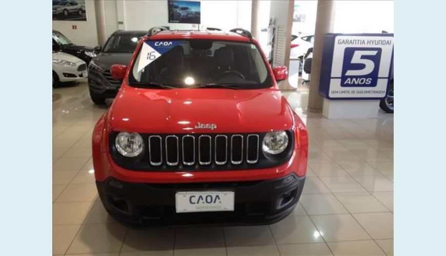 JEEP RENEGADE 1.8 16V FLEX LONGITUDE 4P AUT. - VERMELHO - 2016 Foto 2 (Grande)