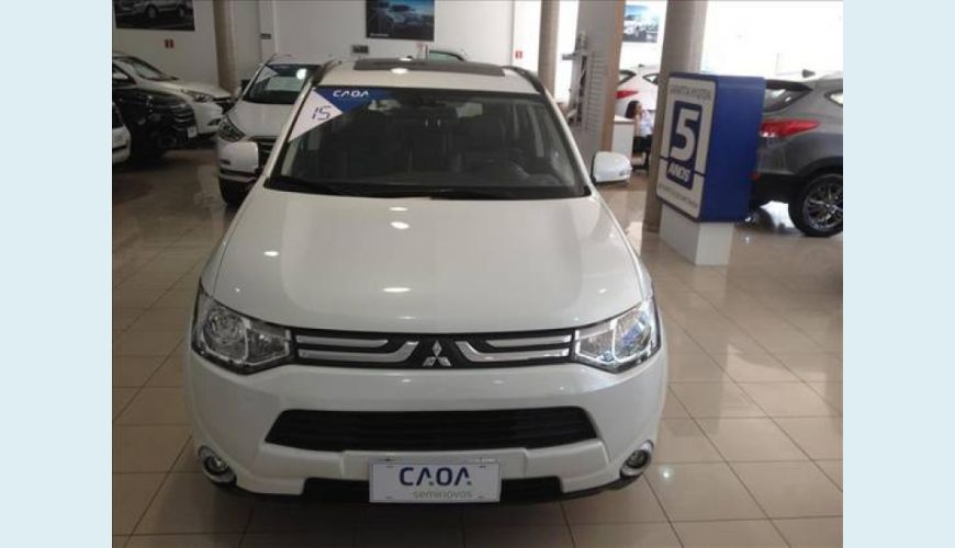 MITSUBISHI OUTLANDER 2.0 16V 4P AUT. - BRANCO - 2015 Foto 2 (Grande)
