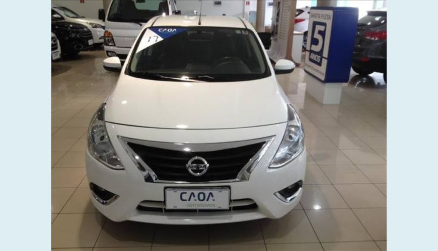 NISSAN VERSA 1.6 16V FLEX SL 4P XTRONIC - BRANCO - 2017 Foto 2 (Grande)