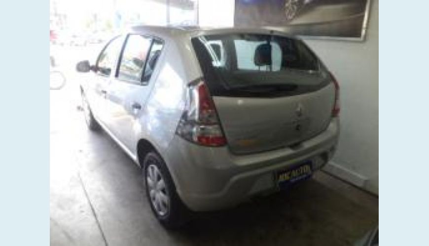 RENAULT SANDERO 1.0 EXPRESSION 16V FLEX 4P - PRATA - 2014 Foto 2 (Grande)