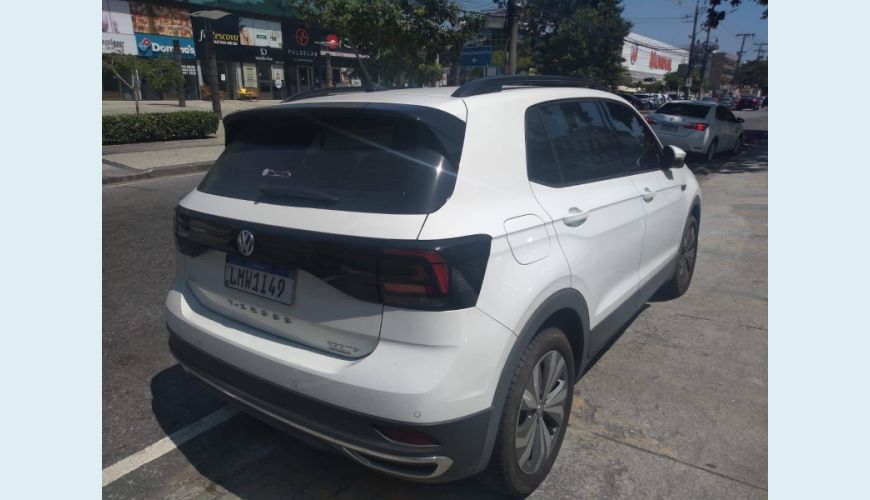 VOLKSWAGEN T-CROSS 1.0 200 TSI TOTAL FLEX COMFORTLINE AUT. - BRANCO - 2020 Foto 2 (Grande)