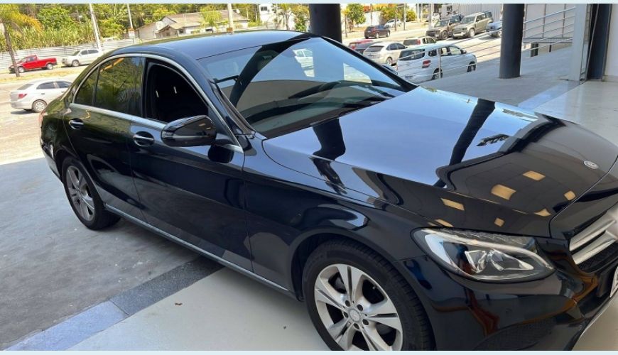 MERCEDES-BENZ C 180 1.6 CGI 16V TURBO FLEX 4P AUT. - PRETO - 2016 Foto 2 (Grande)