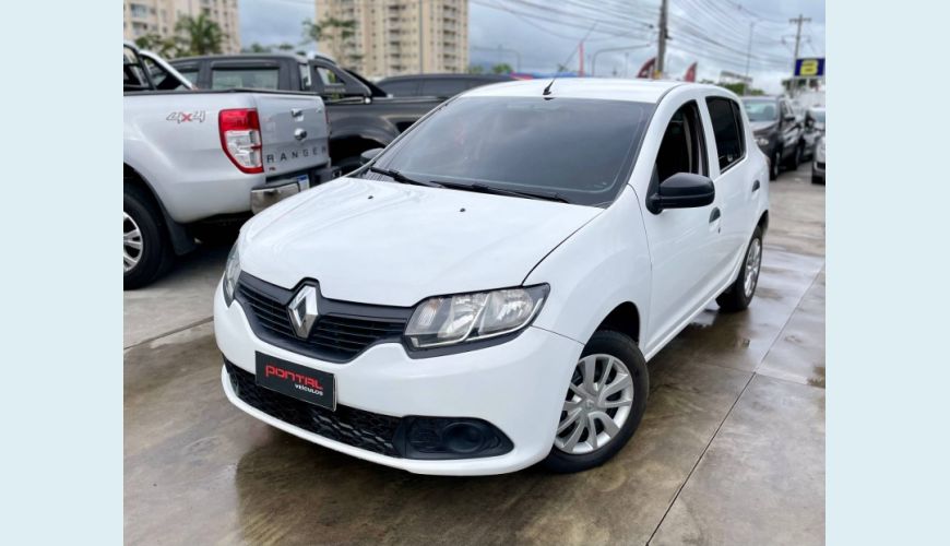 RENAULT SANDERO 1.0 12V SCE FLEX AUTHENTIQUE - BRANCO - 2020 Foto 2 (Grande)
