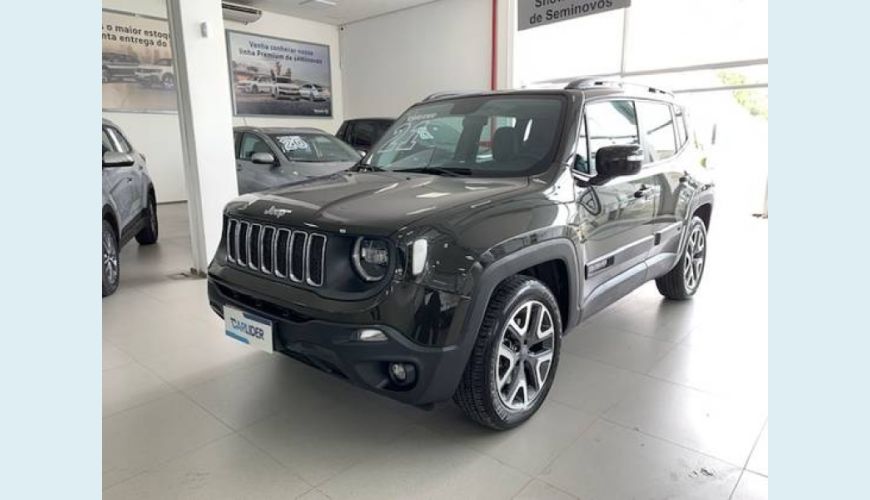 JEEP RENEGADE 1.8 16V FLEX LONGITUDE 4P AUT. - VERDE - 2021 Foto 2 (Grande)