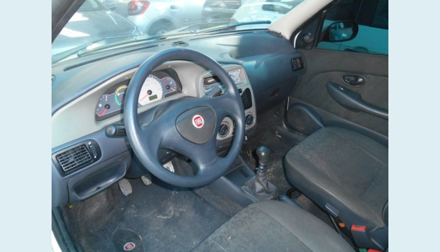 FIAT PALIO 1.0 MPI FIRE ECONOMY 8V FLEX 4P - BRANCO - 2010 Foto 2 (Grande)