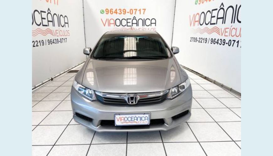 HONDA CIVIC 1.8 LXS 16V FLEX 4P AUT. - CINZA - 2015 Foto 2 (Grande)