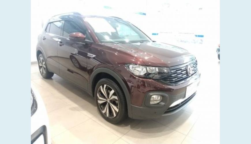 VOLKSWAGEN T-CROSS 1.0 200 TSI TOTAL FLEX COMFORTLINE AUT. - VERMELHO - 2021 Foto 2 (Grande)