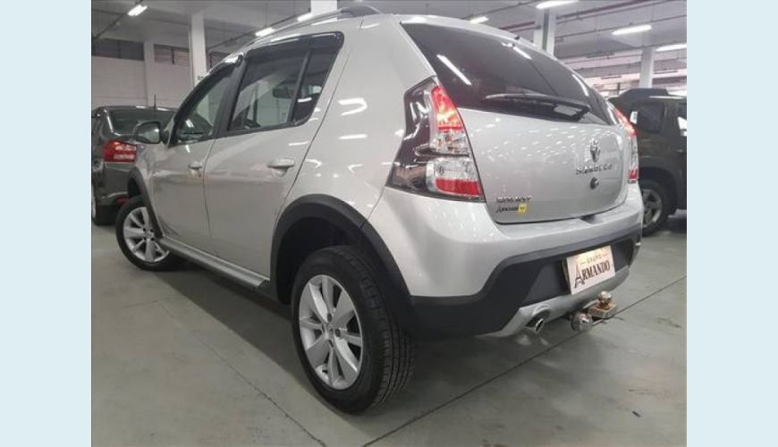 RENAULT SANDERO 1.6 STEPWAY 8V FLEX 4P - PRATA - 2014 Foto 2 (Grande)