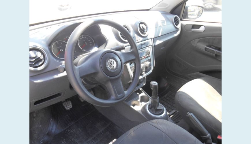 VOLKSWAGEN GOL 1.0 MI 8V FLEX 4P G.V - PRETO - 2012 Foto 2 (Grande)