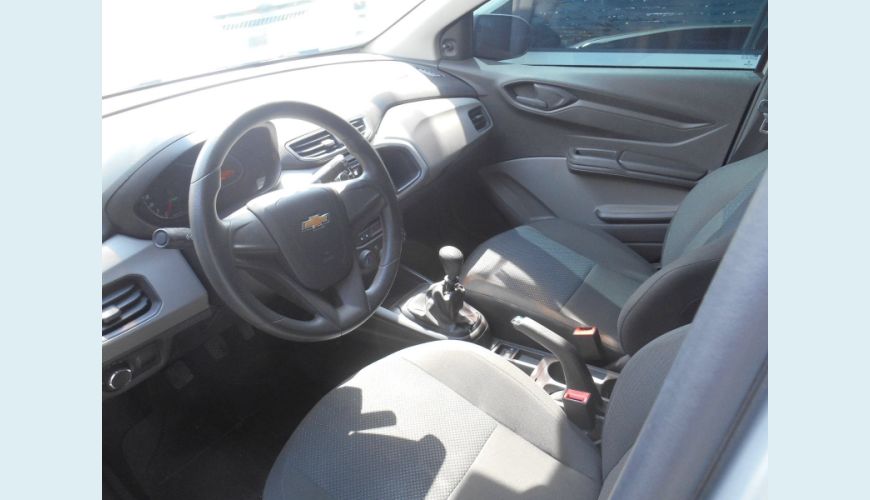 CHEVROLET ONIX 1.0 MPFI JOY 8V FLEX 4P - PRATA - 2018 Foto 2 (Grande)
