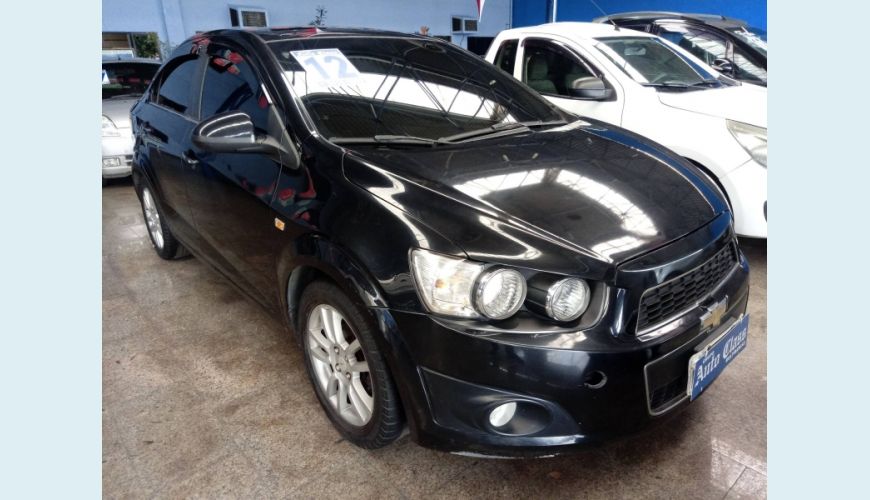 CHEVROLET SONIC 1.6 LTZ 16V FLEX 4P AUT. - PRETO - 2012 Foto 2 (Grande)