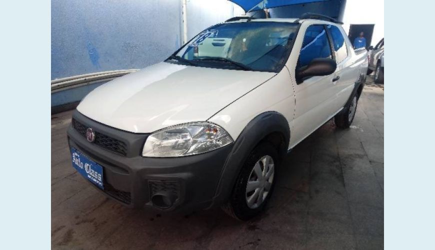 FIAT STRADA 1.4 MPI HARD WORKING CD 8V FLEX 3P - BRANCO - 2018 Foto 2 (Grande)