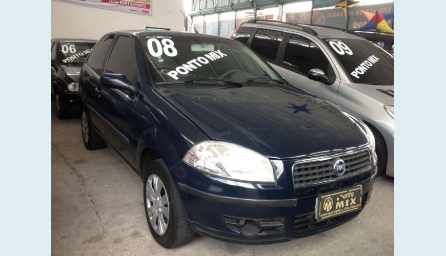 FIAT PALIO 1.0 MPI ELX 8V FLEX 2P - AZUL - 2008 Foto 2 (Grande)