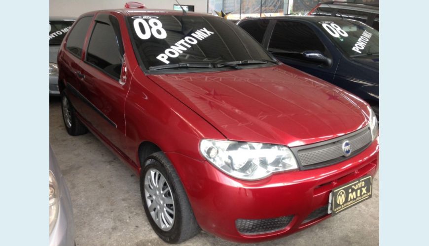FIAT PALIO 1.0 MPI FIRE 8V FLEX 2P - VERMELHO - 2008 Foto 2 (Grande)