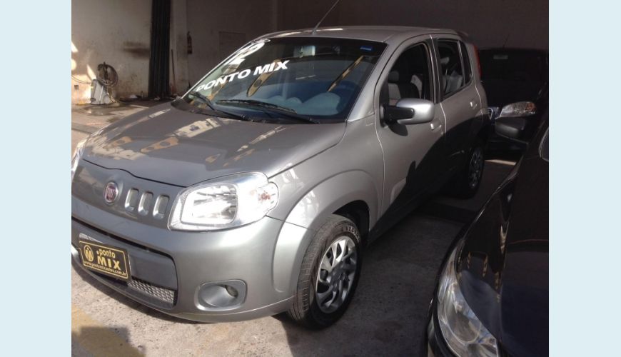 FIAT UNO 1.0 EVO VIVACE 8V FLEX 4P - CINZA - 2011 Foto 2 (Grande)