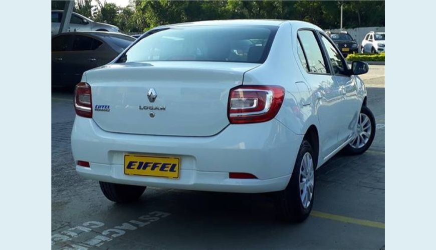 RENAULT LOGAN 1.0 EXPRESSION 16V FLEX 4P - BRANCO - 2015 Foto 2 (Grande)