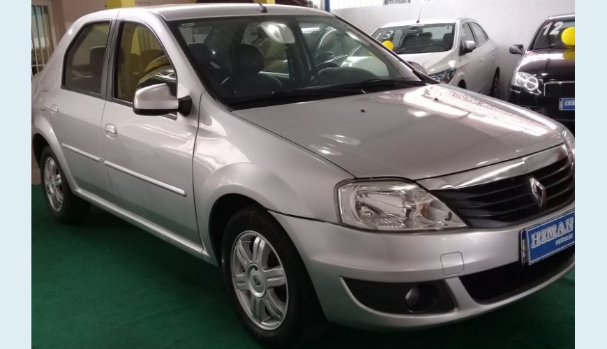 RENAULT LOGAN 1.6 EXPRESSION 8V FLEX 4P - PRATA - 2012 Foto 2 (Grande)