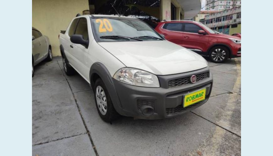 FIAT STRADA 1.4 MPI HARD WORKING CD 8V FLEX 3P - BRANCO - 2020 Foto 2 (Grande)
