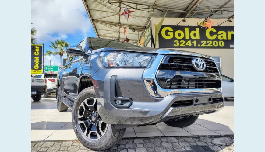 TOYOTA HILUX 2.8 D-4D TURBO DIESEL CD SRV 4X4 AUT. - CINZA - 2021 Foto 2 (Grande)