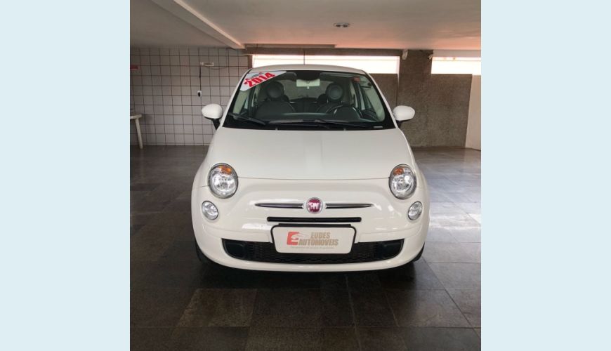 FIAT 500 1.4 CULT 8V FLEX 2P - BRANCO - 2014 Foto 2 (Grande)