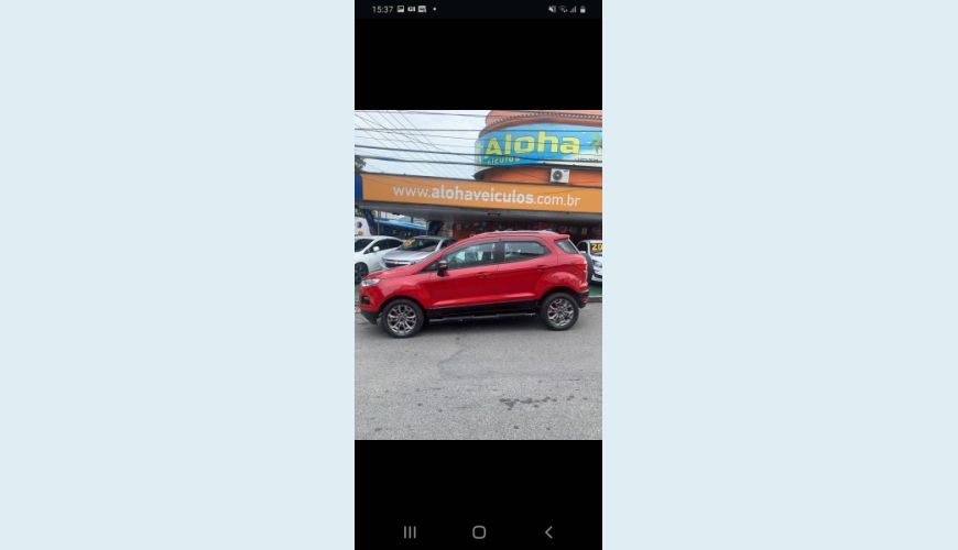 FORD ECOSPORT 1.6 FREESTYLE 16V FLEX 4P - VERMELHO - 2014 Foto 2 (Grande)