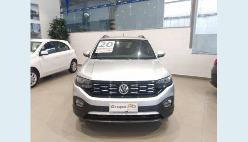 VOLKSWAGEN T-CROSS 1.0 200 TSI TOTAL FLEX COMFORTLINE AUT. - PRATA - 2020 Foto 2 (Grande)