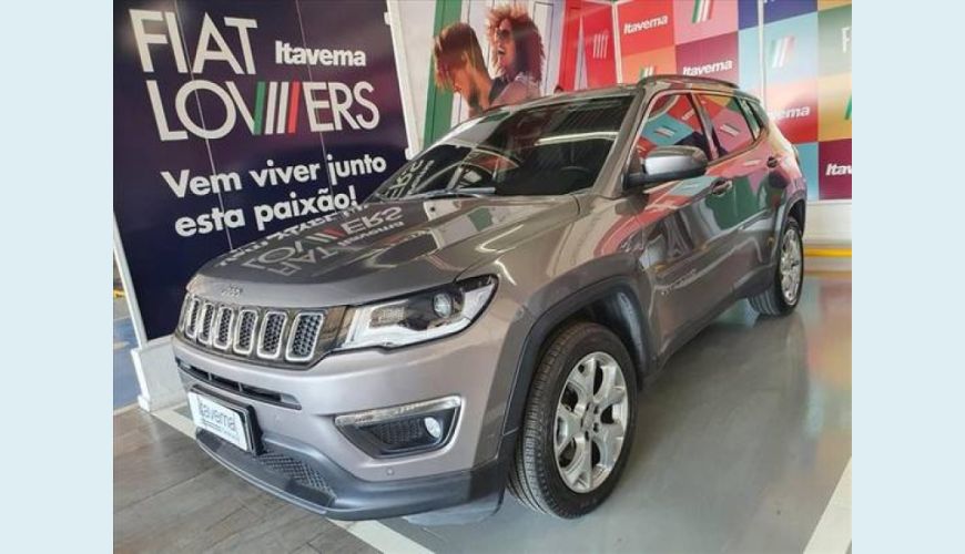 JEEP COMPASS 2.0 16V FLEX LONGITUDE AUT. - CINZA - 2021 Foto 2 (Grande)