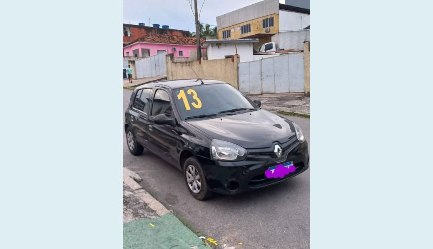 RENAULT CLIO 1.0 AUTHENTIQUE 16V FLEX 4P - PRETO - 2013 Foto 2 (Grande)