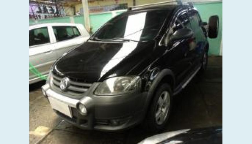 VOLKSWAGEN CROSSFOX 1.6 MI 8V FLEX 4P - PRETO - 2009 Foto 2 (Grande)