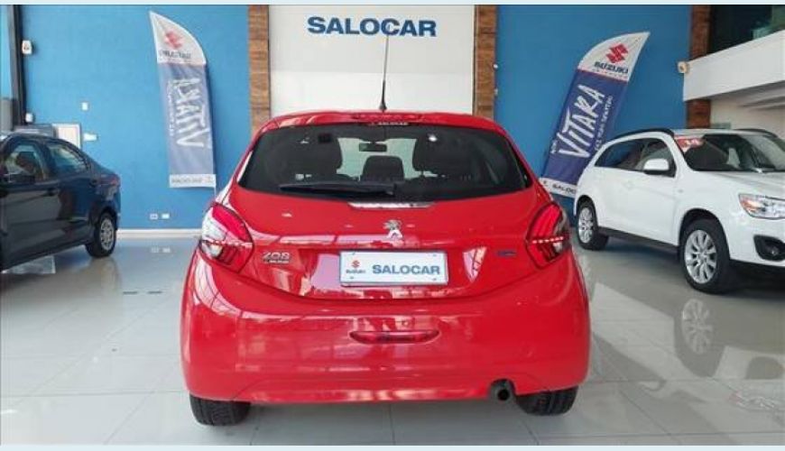 PEUGEOT 208 1.2 ACTIVE 12V FLEX 4P - VERMELHO - 2018 Foto 2 (Grande)