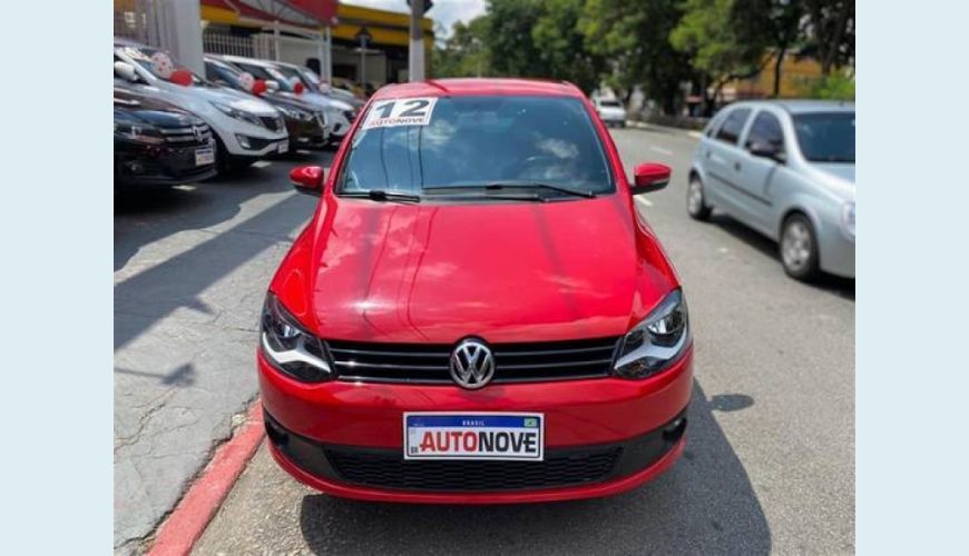 VOLKSWAGEN FOX 1.0 MI 8V FLEX 4P - VERMELHO - 2012 Foto 2 (Grande)