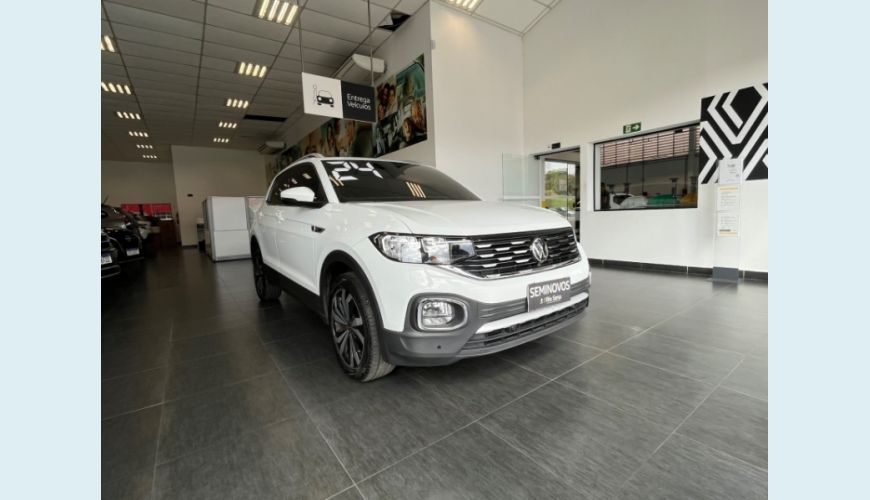 VOLKSWAGEN T-CROSS 1.4 250 TSI TOTAL FLEX HIGHLINE AUT. - BRANCO - 2024 Foto 2 (Grande)
