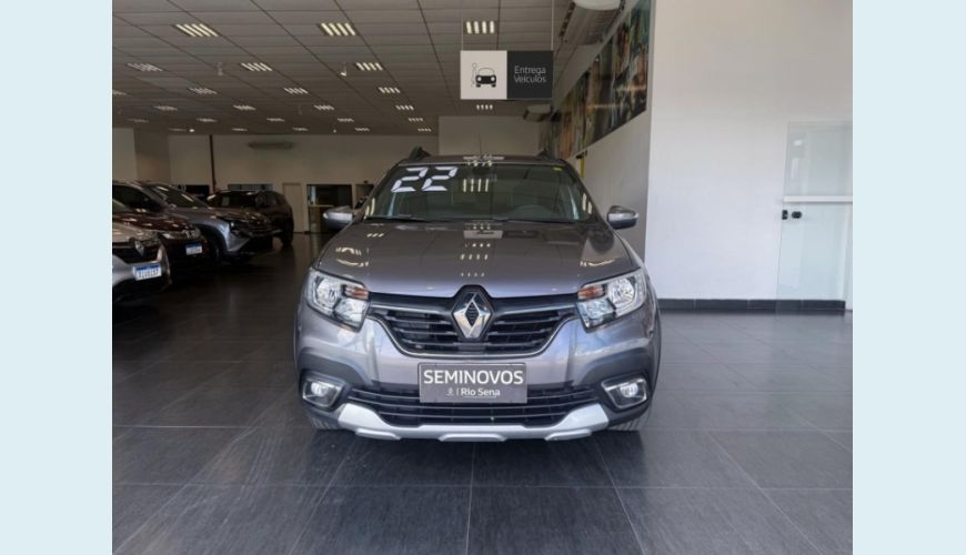 RENAULT SANDERO STEPWAY 1.6 16V ICONIC X-TRONIC FLEX AUT. 4P - CINZA - 2022 Foto 2 (Grande)