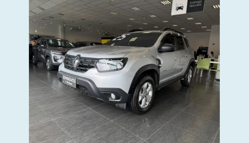 RENAULT DUSTER INTENSE PLUS X-TRONIC 1.6 16V FLEX AUT. 5P - PRATA - 2025 Foto 2 (Grande)