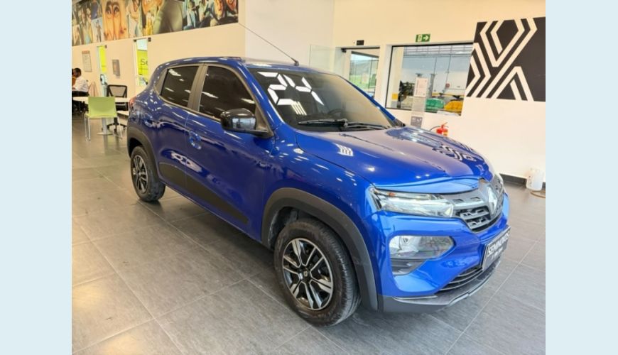 RENAULT KWID INTENSE 1.0 12V FLEX AUT. 5P - AZUL - 2024 Foto 2 (Grande)