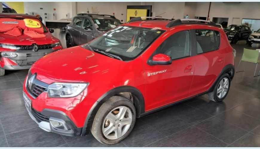 RENAULT SANDERO STEPWAY 1.6 16V SCE FLEX ZEN MANUAL - VERMELHO - 2022 Foto 2 (Grande)