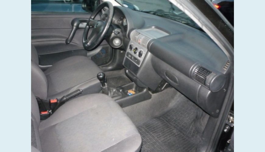 CHEVROLET CORSA SEDAN CLASSIC FLEX - PRETO - 2007 Foto 2 (Grande)