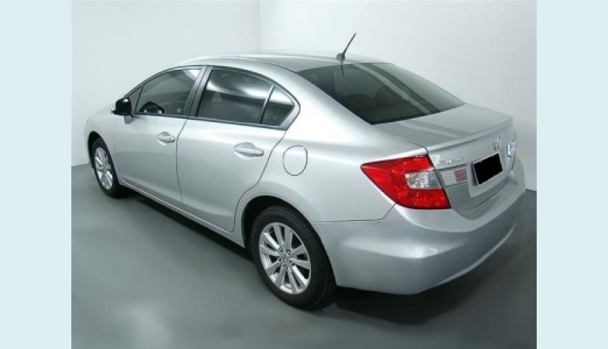 HONDA CIVIC LXS FLEX - PRATA - 2013 Foto 2 (Grande)