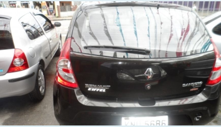 RENAULT SANDERO EXPRESSION 1.6 FLEX - PRETO - 2009 Foto 2 (Grande)