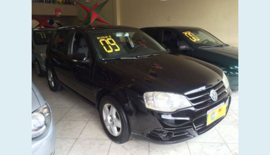 VOLKSWAGEN GOLF 1.6 MI TOTAL FLEX 8V 4P - PRETO - 2009 Foto 2 (Grande)