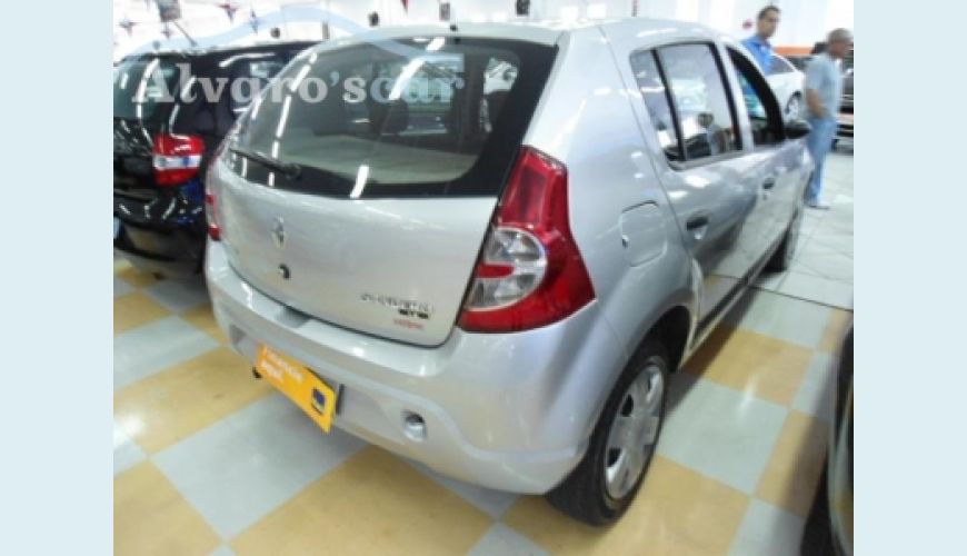 RENAULT SANDERO 1.6 FLEX - PRATA - 2008 Foto 2 (Grande)