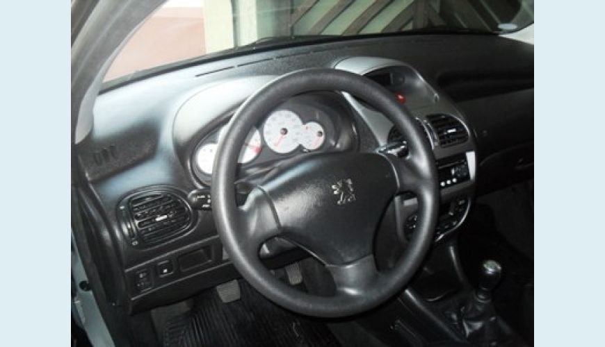 PEUGEOT 206 SW FELINE 1.6 16V FLEX - PRATA - 2008 Foto 2 (Grande)