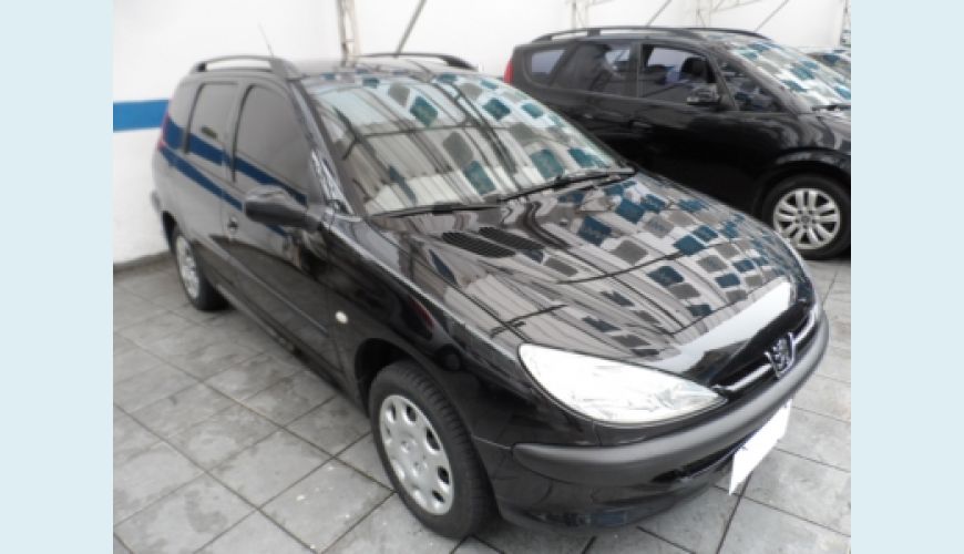 PEUGEOT 206 SW PRESENCE 1.4/ 1.4 FLEX 8V 5P - PRETO - 2005 Foto 2 (Grande)