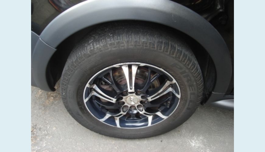 VOLKSWAGEN CROSSFOX 1.6 T. FLEX 8V 5P - PRETO - 2009 Foto 2 (Grande)