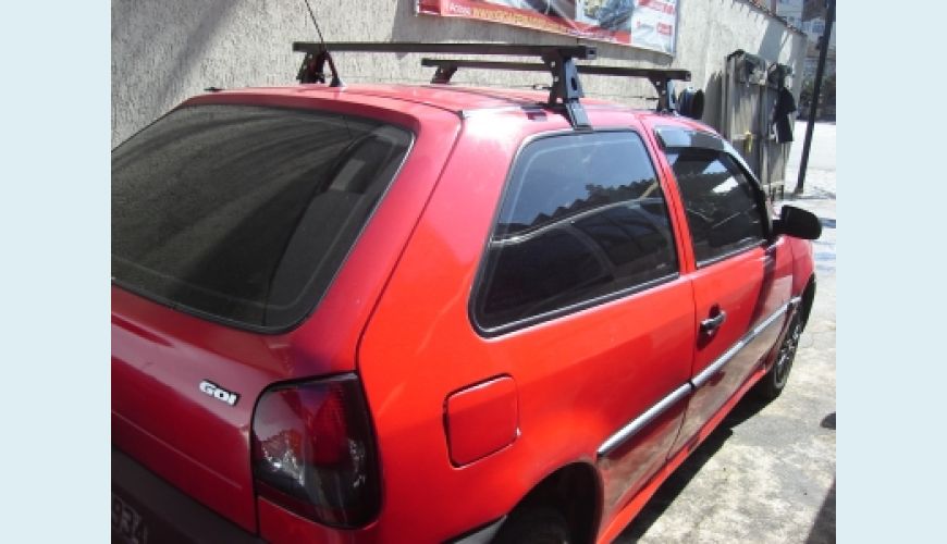 VOLKSWAGEN GOL 1000 MI 16V/ OURO 2P - VERMELHO - 1998 Foto 2 (Grande)