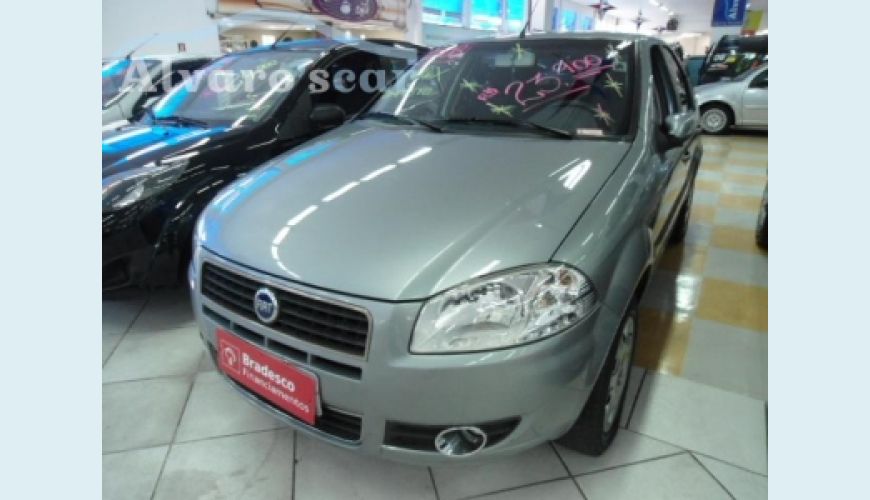 FIAT PALIO ELX 1.4 MPI FIRE FLEX 8V 4P - CINZA - 2008 Foto 2 (Grande)