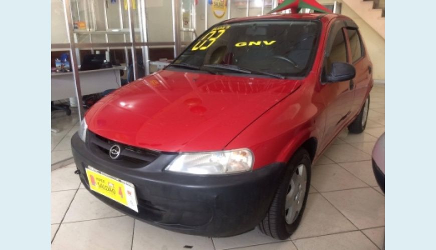 CHEVROLET CELTA 1.0/ SUPER 1.0 MPFI VHC 8V 5P - VERMELHO - 2003 Foto 3 (Grande)