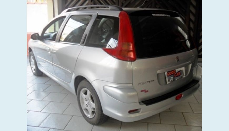 PEUGEOT 206 SW FELINE 1.6 16V FLEX - PRATA - 2008 Foto 3 (Grande)