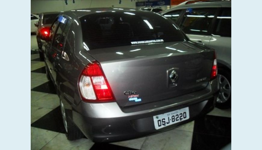 RENAULT CLIO SEDAN 1.6 FLEX - CINZA - 2006 Foto 3 (Grande)